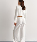 Valerie suit with jacket and trousers milk