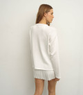 Кардиган з акцентним гудзиком молоко  Lu.For.U