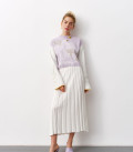 Jumper with an active print Flower lavender