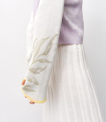 Jumper with an active print Flower lavender