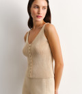 Штани з лампасами Мерсі крем