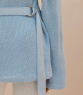 Silhouette cardigan with buttons Alice light blue
