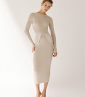 Chovnyk Silhouette jumper with a basque ivory