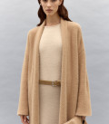 Сумка клатч з пухнастої пряжі Soft Clutch карамель