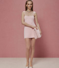 Сумка клатч з пухнастої пряжі Soft Clutch рожева