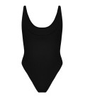 Sharon ribbed viscose bodysuit milk